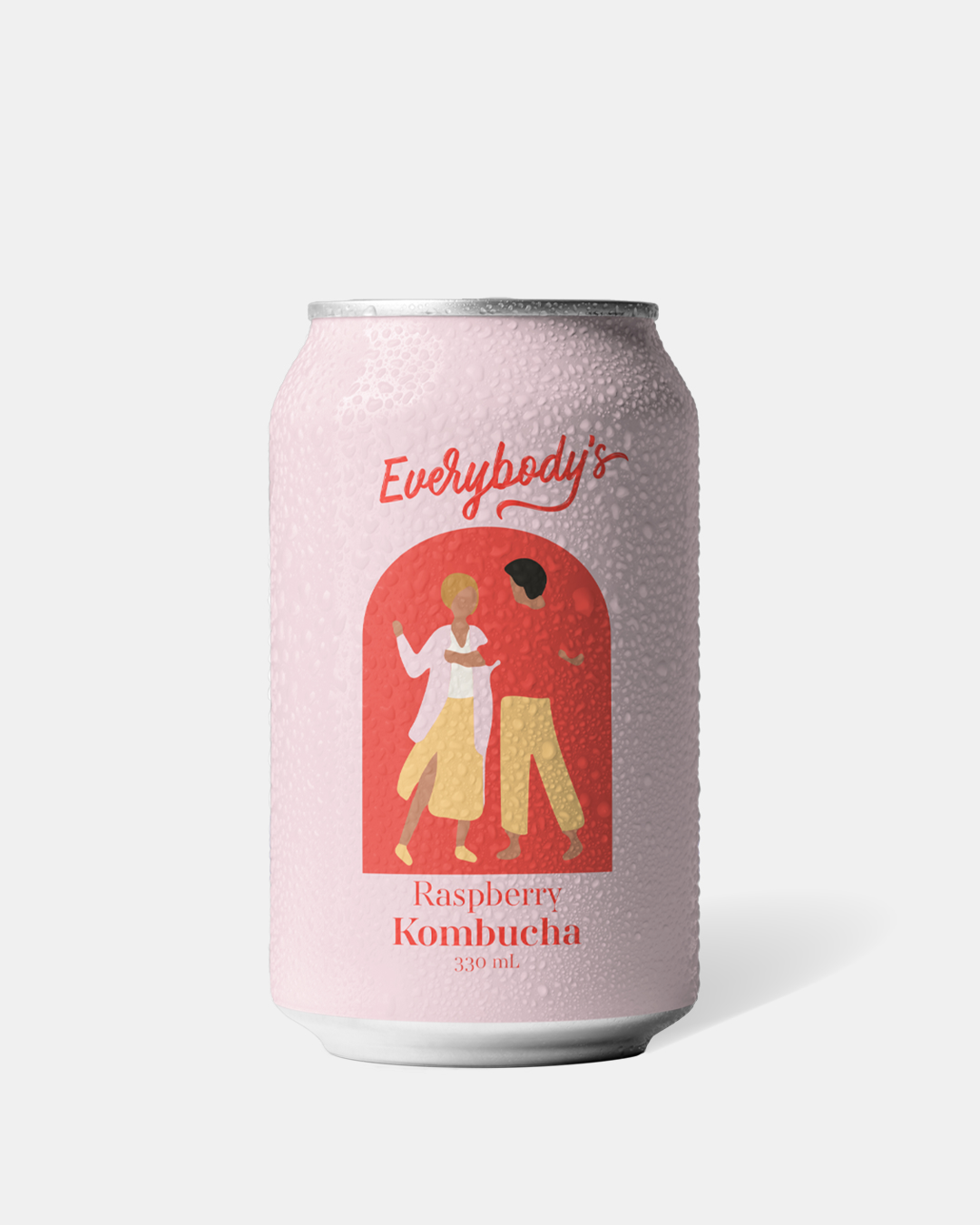 Everybodys Raspberry Kombucha - (12 Pack)